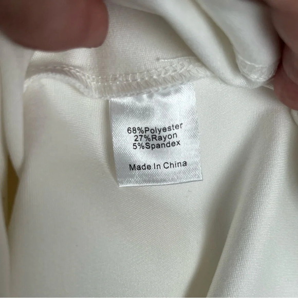 Tuckernuck White Lace Up Sheath Dress-Women’s XL-Preppy-Bridal-Wedding-Bride-NEW - Picture 10 of 13